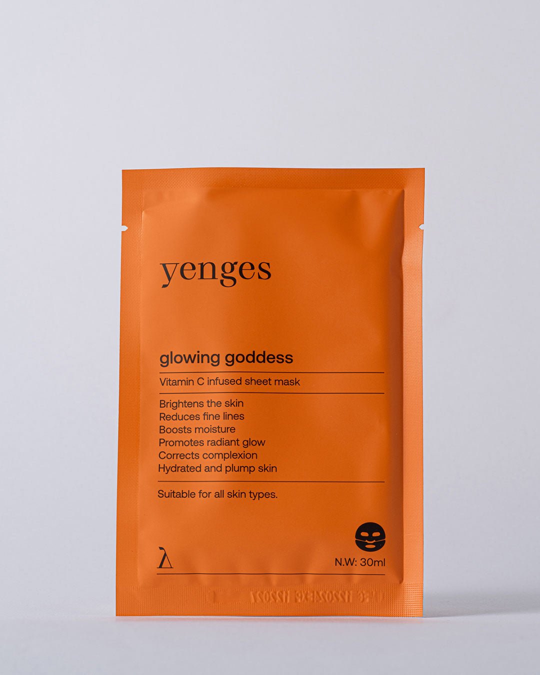 On The Glow Collection сет от 4 еднократни маски за лице | Yenges