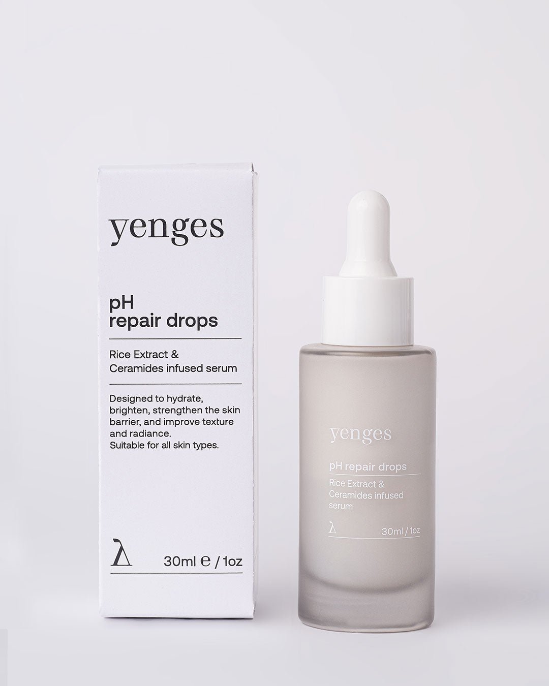 pH Repair Drops серум за лице с оризов екстракт и серамиди | Yenges