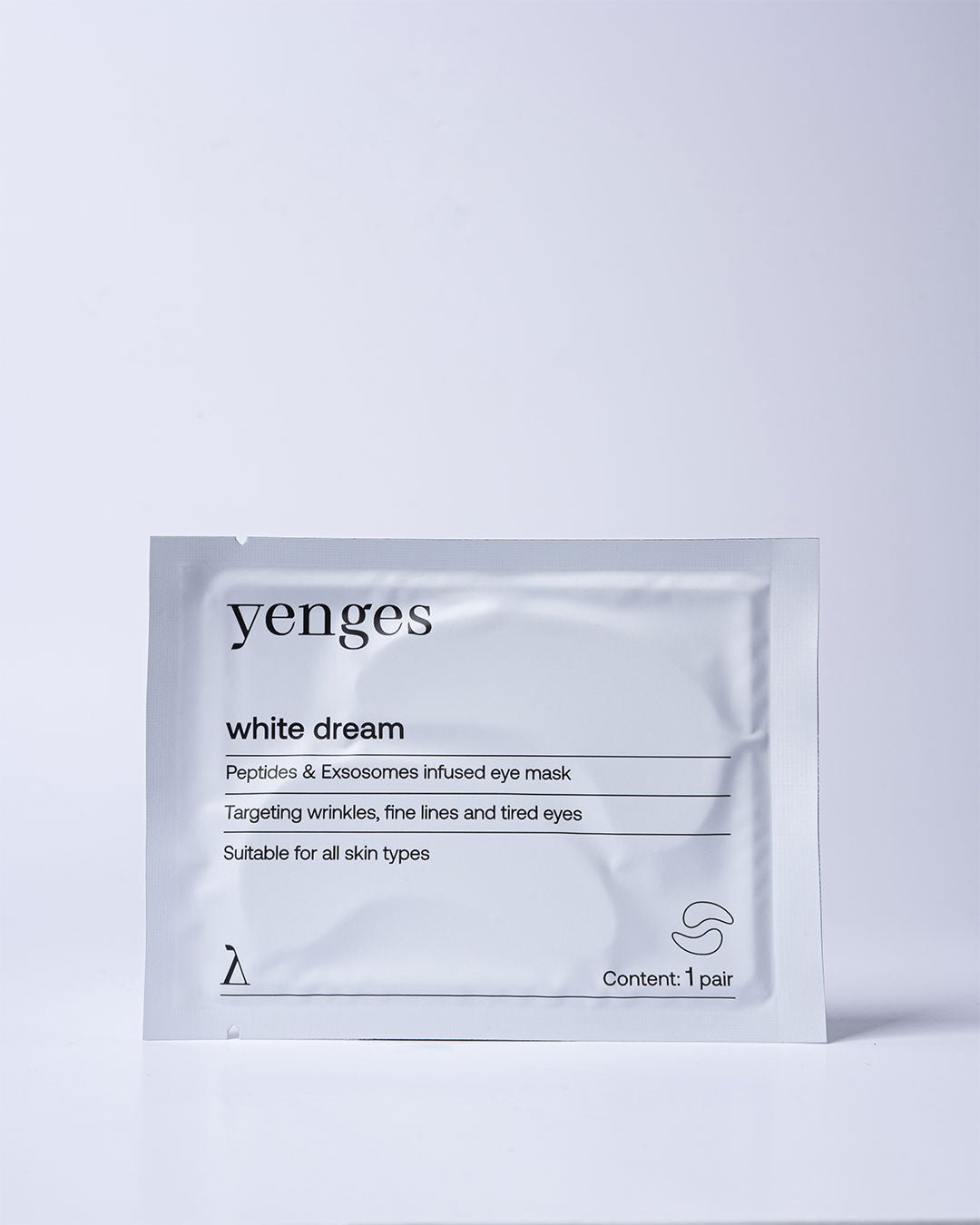 White Dream 3 бр. пачове за очи с 'Botox' ефект с пептиди, растителни ексозоми, кофеин и арбутин | Yenges