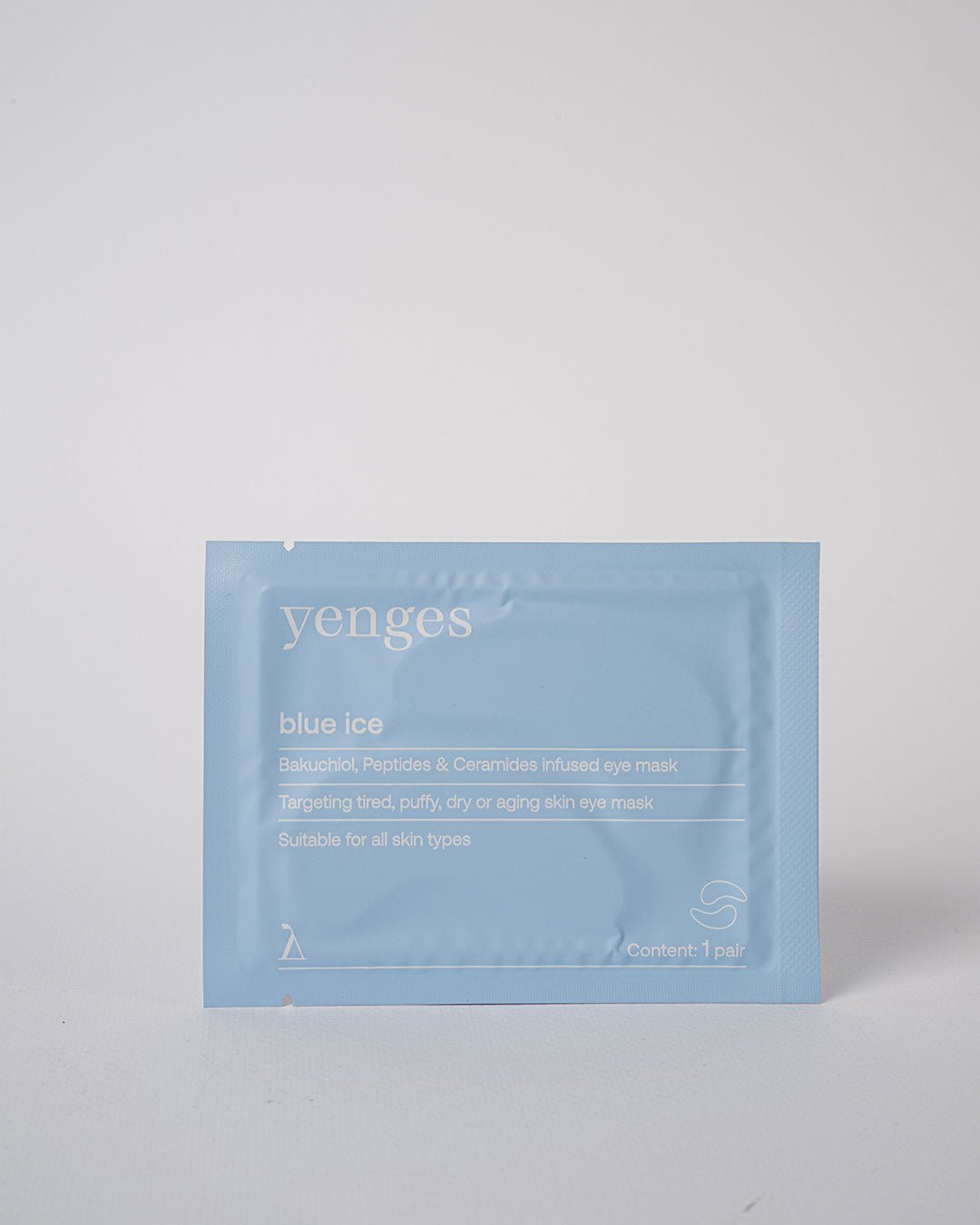 Blue Ice 3 бр. пачове за очи с пептиди, серамиди и бакучиол | Yenges
