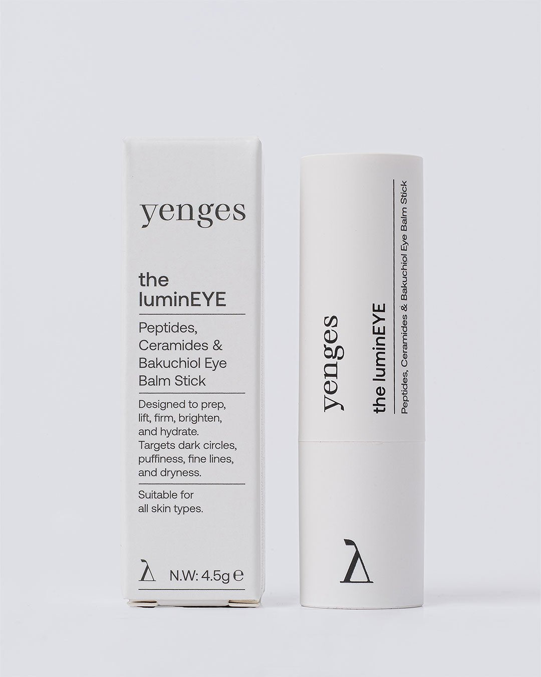 The LuminEYE стик с 'botox ефект' за очи и назолабиални бръчки с пептиди, серамиди и бакучиол | Yenges